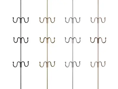 Christmas Stocking Holder Stand Holiday Home Decor 3D model