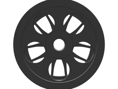 Work Emotion CR Kiwami 164 RIMS FOR HOTWHEELS 3D print model 3D print model