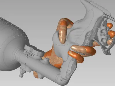 paintball cal 068 braz autodesk inventor fusion 2013 Zbrush Free 3D model