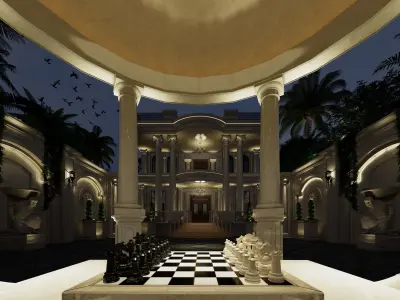 Classic villa 3D model