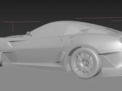 Automobile Ferrari 3D model