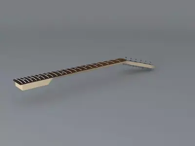 Guitar neck Free 3D model