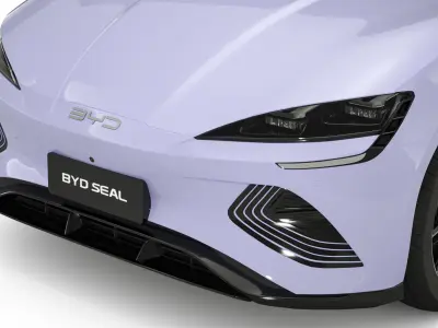 2025 BYD Seal With Interior 3D model