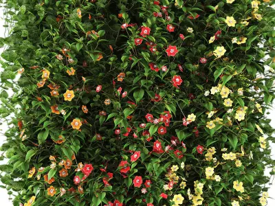 Vertical garden 187 Low-poly 3D model