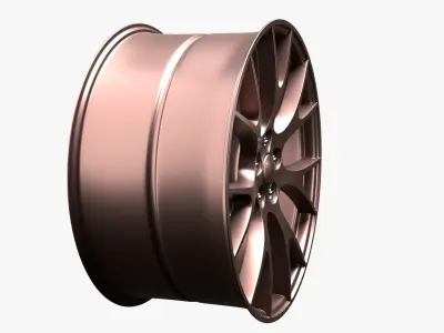 Dodge Charger SRT wheels 3D model