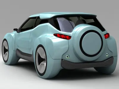 Mammoth SUV - 1 3D model