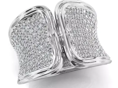 Fancy ring 3D print model