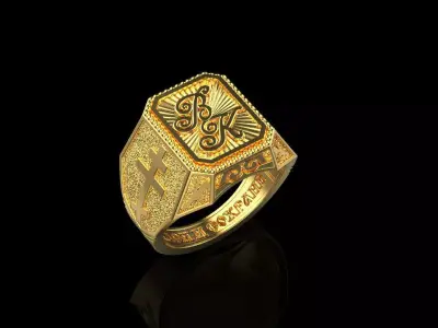 Cross Ring 66043 3D print model