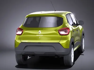 Renault Kwid 2018 VRAY 3D model