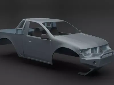 3D Print Model Mitsubishi Triton L200 3D print model