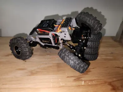 scx24 LCG chassis  3D print model