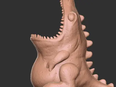 Dinosaur Pen Case Holder for 3D Print 3D print model