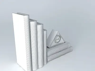 books books set of bookends Free 3D model
