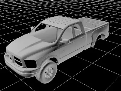  DODGE RAM 3500  3D print model
