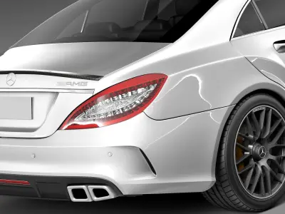 Mercedes-Benz CLS63 AMG 2015 3D model