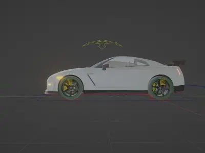 car nissan gt 3D model