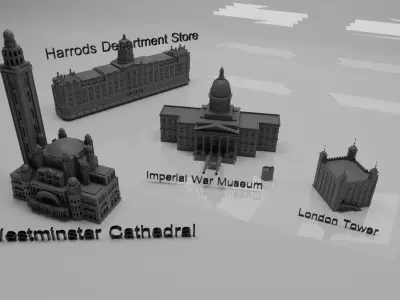 Landmarks Of London  3D model