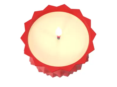 candle Low-poly 3D model