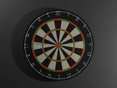 Dart Board Free 3D model purchase