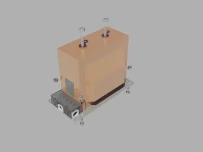 Medium voltage current transformer ACF-24 Free 3D model