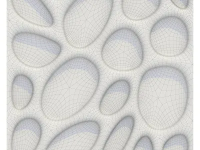 wall panel bionic 3D model