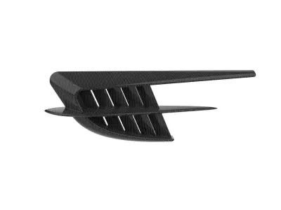 Automotive Side Fender Fin 3D print model