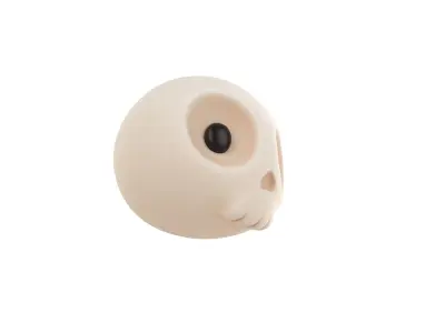 Prop265 Skull Head 3D model