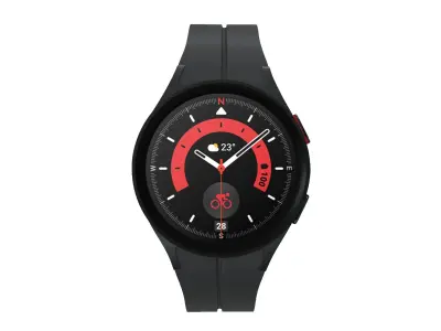 Samsung Galaxy Watch 5 Pro Black Titanium 3ds Max 3D model