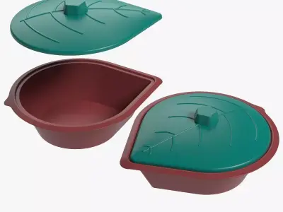 Leaf Shaped Box 3D print model