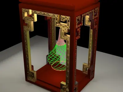 Chinese lantern 3D model