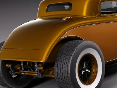 1933 HotRod custom 3D model