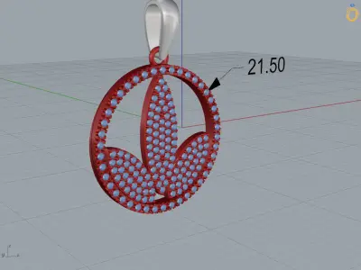 Pendant Herbalife 3D print model