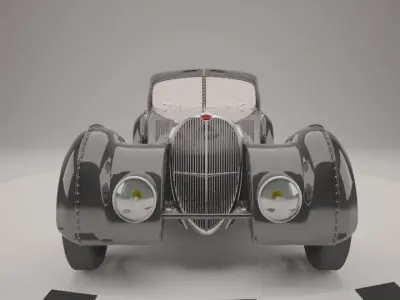 1936 bugatti type 57sc 3D model