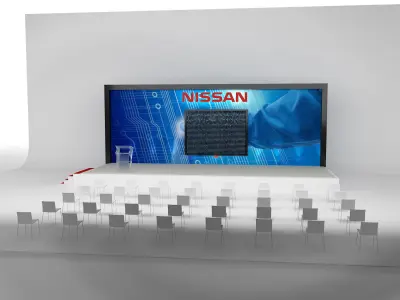 Event Exhibition Setup a333  3D model