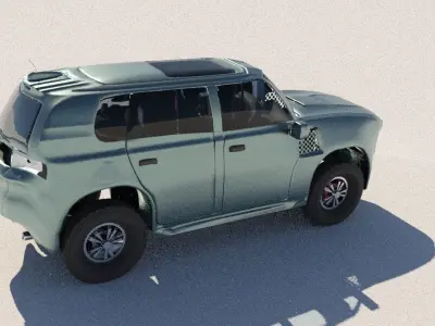 NISSAN CONCEPT CAR Low-poly 3D model