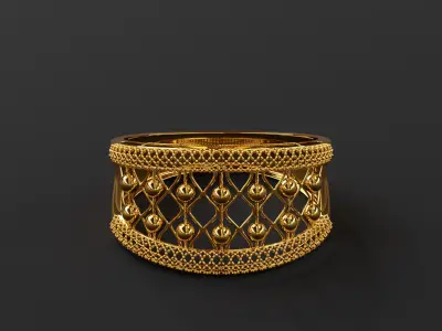 Luxary Ring 3D print model