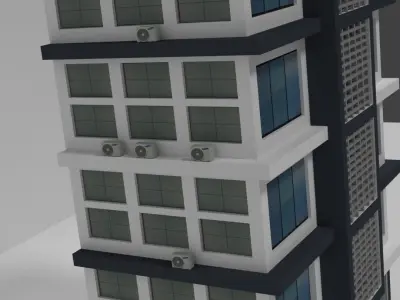 EXCELLENT APARTMENT Low-poly 3D model