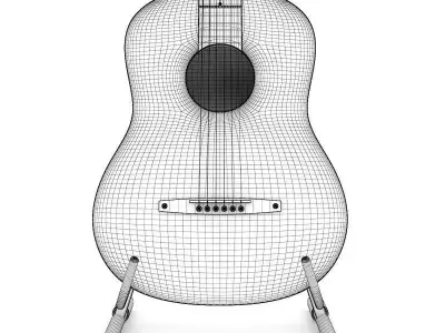 Acoustic Guitar 3D model