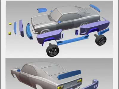 OPALA SS LEGACY - BODYKIT  3D model