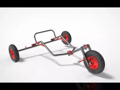 KITE BUGGY Free 3D model