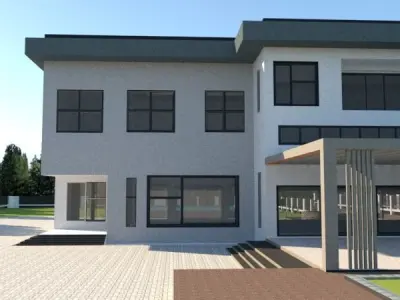 Luxury Mansion 3D model