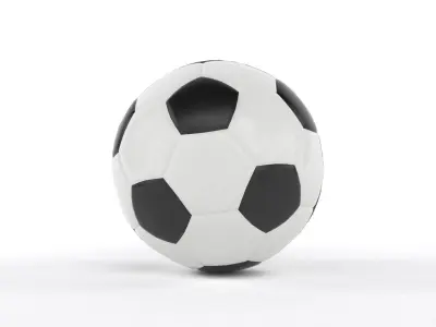 Gold Cup and Soccer Ball 3D model