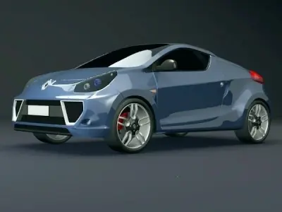 Renault Wind concept car 3D model