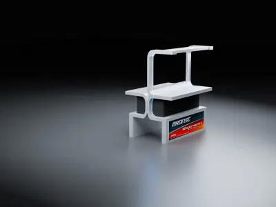 Battery Racks or Battery Cabinets 3D model