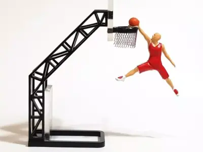 Figure Asrul Basketball Dunk 1-64 Scale 3D print model