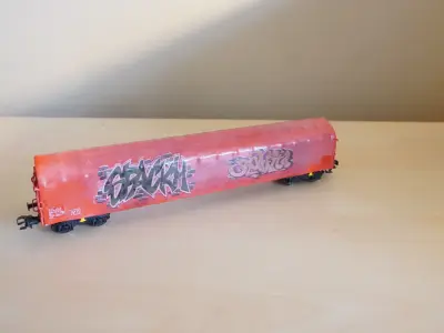 Pre supported H0 1-87 scale Rins 655 freight car 3D print model