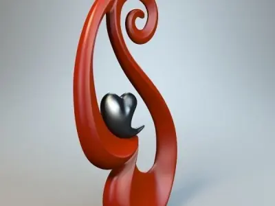 Black Heart m4 P 3D print model