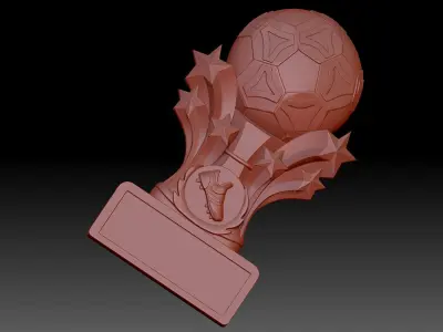 Football Cup 3D print model