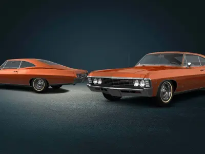 CHEVROLET IMPALA 1967 3D MODEL 3D model