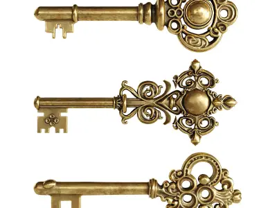 key set 1 3D model